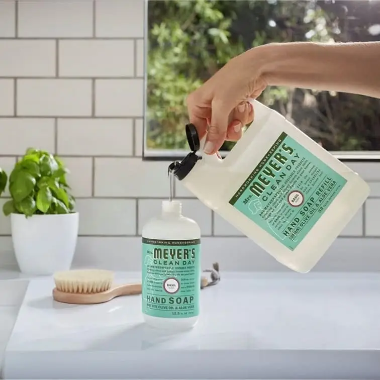 Refresh your hands with MRS. Meyer's Basil